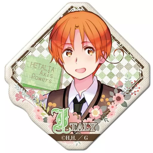 ヘタリア ぷくっとバッジ イタリア 駿河屋 -<中古>イタリア 「ヘタリア Axis Powers ぷくっとバッジ