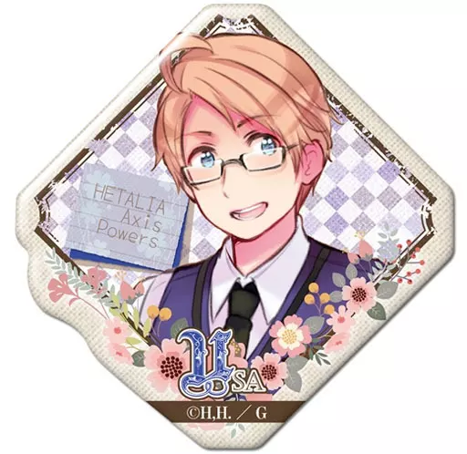 ヘタリア ぷくっとバッジ アメリカ 駿河屋 -<中古>アメリカ 「ヘタリア Axis Powers ぷくっとバッジ