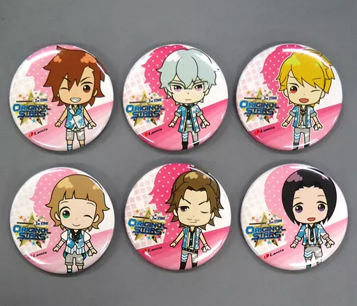 S.E.M/もふもふえん 缶バッジ6種セット 「THE IDOLM＠STER SideM 2nd STAGE ～ORIGIN＠L STARS～ Live Blu-ray [Complete Side]」 とらのあな購入特典