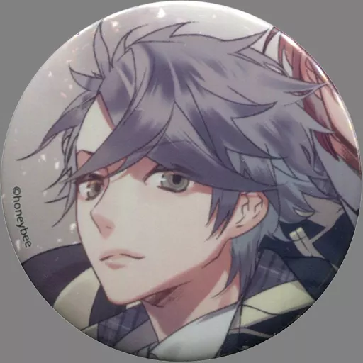 不知火一樹　缶バッジ Starry☆Sky×サンリオキャラクターズ｜ホログラム缶バッジ(57mm