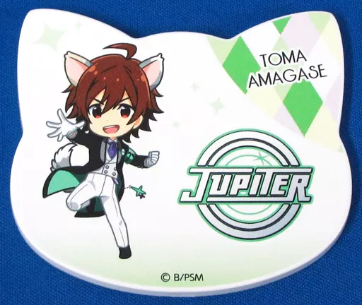 天ヶ瀬冬馬 ねこ型マグバッジ 「アイドルマスター SideM in ナンジャタウン」