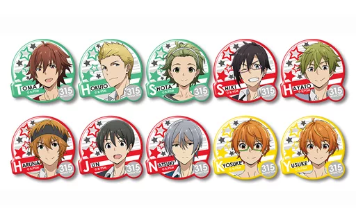 全10種セット 「アイドルマスター SideM ぷくっとバッジコレクション TYPE A」
