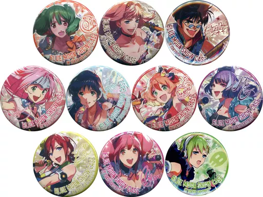 バッジ・ピンズ(キャラクター)　全10種セット 「マクロス BLUE MOON SHOW CASE IN TOKYO SKYTREE トレーディング缶バッジ」
