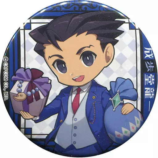 成歩堂龍一 「逆転裁判 トレーディング缶バッチ」 アトラクションフェスタ in 東京タワーグッズ