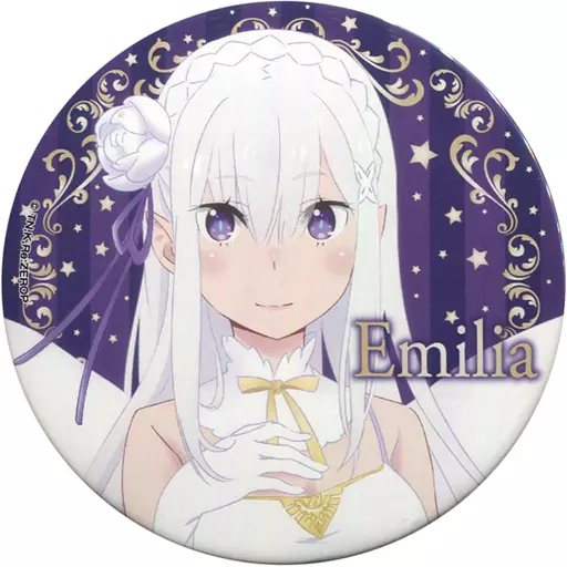 エミリア(天使ver.) 「セガコラボカフェ Re：ゼロから始める異世界生活 第1弾 缶バッジ」