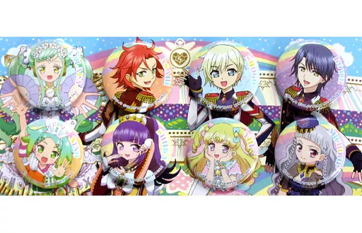[単品] 集合 プリパラアイドル缶バッジ8個セット 「3DSソフト アイドルタイムプリパラ 夢オールスターライブ! ゴージャスパック」 同梱特典