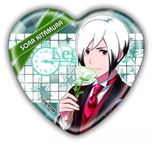 SideM 表情 缶バッジ 想楽 駿河屋 -<中古>北村想楽 「アイドルマスター SideM ハート缶