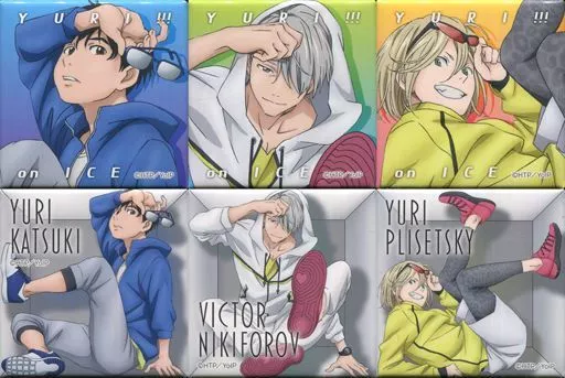 駿河屋 -<中古>全6種セット 「ユーリ!!! on ICE キャラバッジ