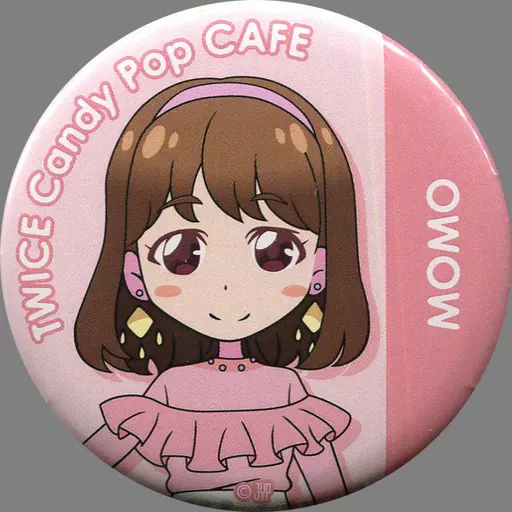 TWICE缶バッジ CANDYPOP モモ 駿河屋 -<中古>モモ 「TWICE Candy Pop CAFE 缶バッジ(アニメ