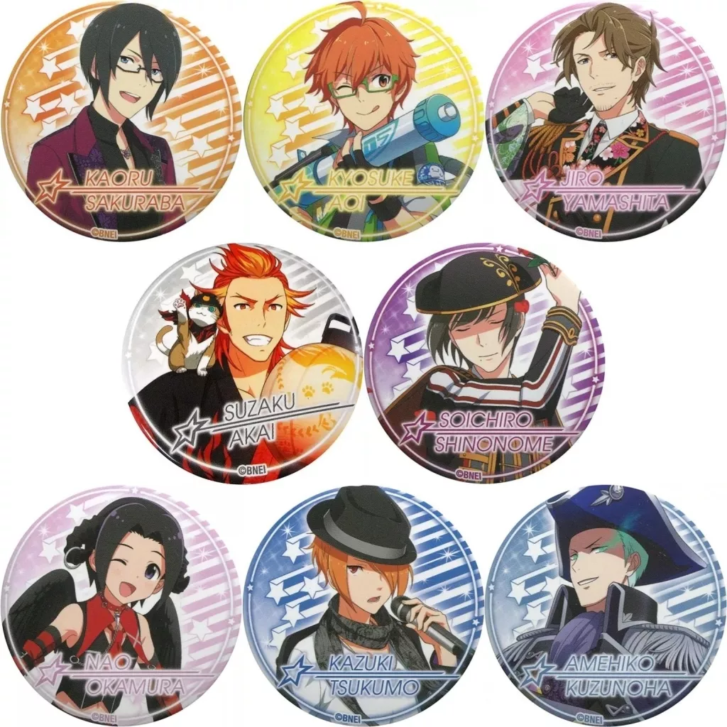 全8種セット 「アイドルマスター SideM トレーディング缶バッジ Vol.2」 アイドルマスター×東急ハンズ限定