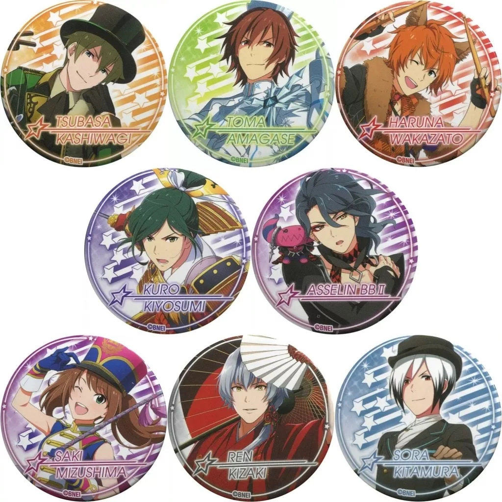 全8種セット 「アイドルマスター SideM トレーディング缶バッジ Vol.2」 アイドルマスター×東急ハンズ限定