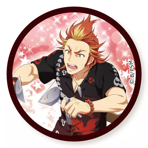 紅井朱雀 「アイドルマスター SideM トレーディング缶バッジ Natural Face Idols type：フィジカル」