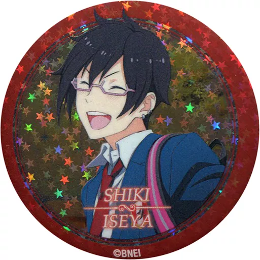 伊瀬谷四季(ホログラム) 「アイドルマスター SideM トレーディング缶バッジ Vol.1」 アイドルマスター×東急ハンズ限定