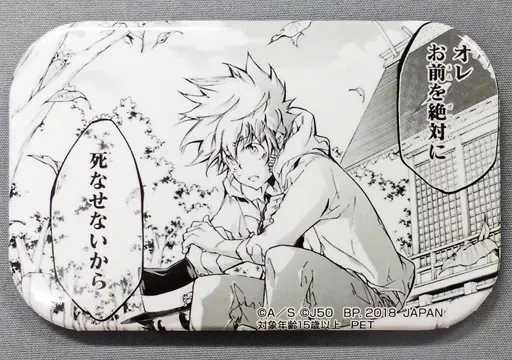 バッジ・ピンズ(キャラクター)　沢田綱吉(家庭教師ヒットマンREBORN!) 缶バッジvol.1 「ジャンプ50周年」 アドアーズ・セガ限定