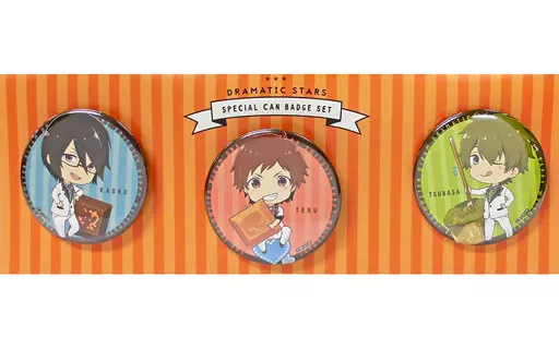 [単品] DRAMATIC STARS 描き下ろしSD缶バッジ3個セット 「アイドルマスター SideM DRAMATIC STARS White Day Gift Box」