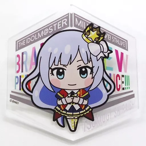 白石紬 公式プロデュースバッジ 「THE IDOLM＠STER MILLION LIVE! 5thLIVE BRAND NEW PERFORM＠NCE!!!」
