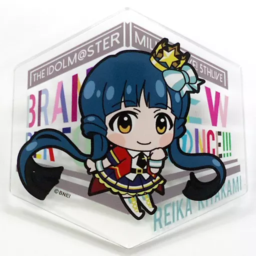 北上麗花 公式プロデュースバッジ 「THE IDOLM＠STER MILLION LIVE! 5thLIVE BRAND NEW PERFORM＠NCE!!!」