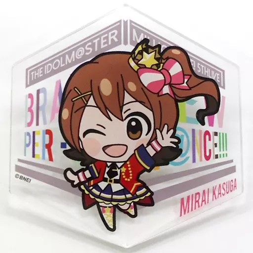 春日未来 公式プロデュースバッジ 「THE IDOLM＠STER MILLION LIVE! 5thLIVE BRAND NEW PERFORM＠NCE!!!」
