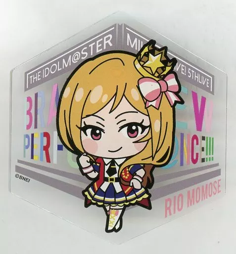百瀬莉緒 公式プロデュースバッジ 「THE IDOLM＠STER MILLION LIVE! 5thLIVE BRAND NEW PERFORM＠NCE!!!」