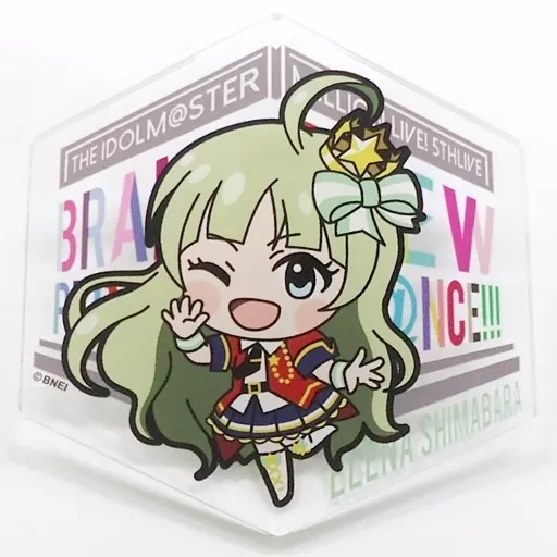 島原エレナ 公式プロデュースバッジ 「THE IDOLM＠STER MILLION LIVE! 5thLIVE BRAND NEW PERFORM＠NCE!!!」