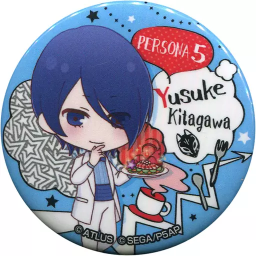 ④ペルソナ5　アニメイトカフェ　缶バッジ　喜多川 祐介　コラボ 駿河屋 -<中古>喜多川祐介 「セガコラボカフェ ペルソナ5 the