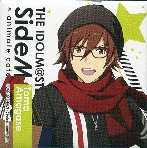 天ヶ瀬冬馬 「アイドルマスター SideM×animatecafe トレーディングスクエア缶バッジvol.2 Cグループ」