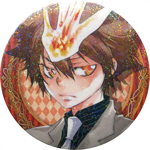 【レア】 沢田綱吉(白ジャケット) 「家庭教師ヒットマンREBORN! コレクション缶バッジ~WJ50周年展Ver.~ 第2弾」 創刊50周年記念 週刊少年ジャンプ展 VOL.3グッズ