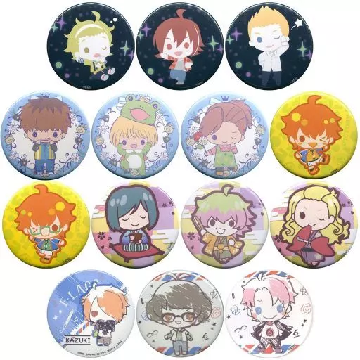 全14種セット 「アイドルマスター SideM×サンリオ Design produced by Sanrio カンバッジ ユニット別ver. vol.1」