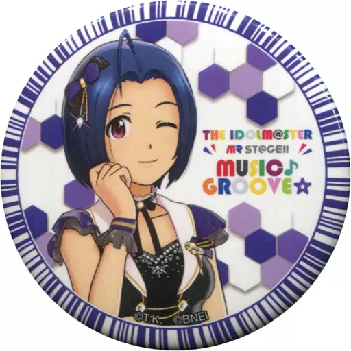 三浦あずさ 「THE IDOLM＠STER MR ST＠GE!! MUSIC♪GROOVE☆ MUSIC♪トレーディング缶バッジ Ver.2」