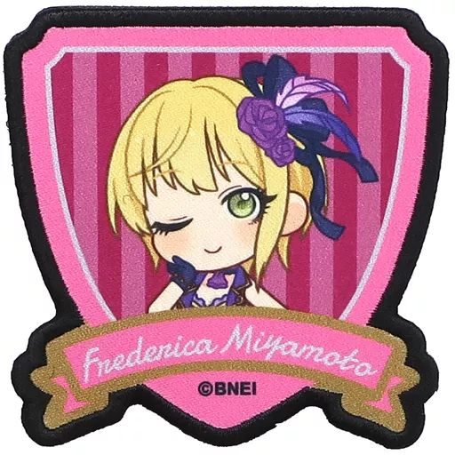 宮本フレデリカ 公式ワッペンバッジ 「THE IDOLM＠STER CINDERELLA GIRLS 6thLIVE MERRY-GO-ROUNDOME!!!」