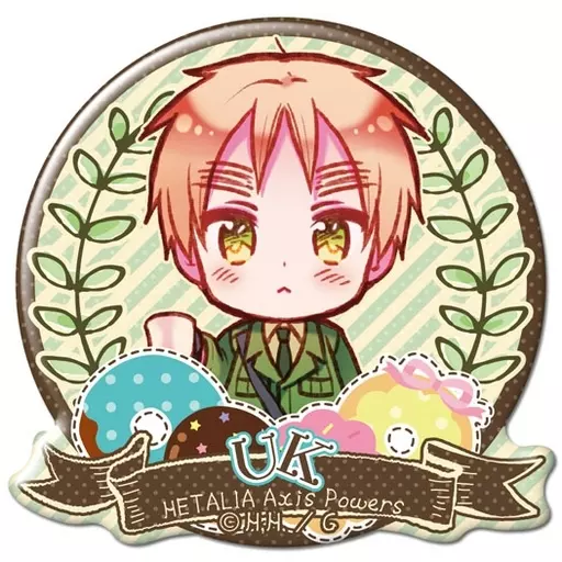 ヘタリア　ぷくっとバッジ　イギリス 駿河屋 -<中古>イギリス 「ヘタリア Axis Powers ぷくっとバッジ