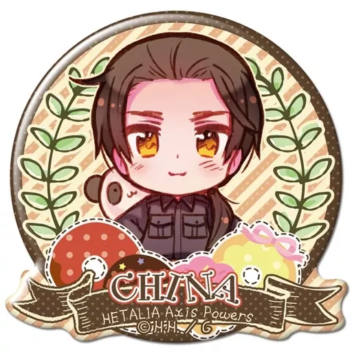 ヘタリア ぷくっとバッジ 中国 駿河屋 -<中古>中国 「ヘタリア Axis Powers ぷくっとバッジ