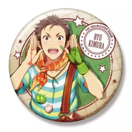 木村龍(アメリカ/トレジャー・パーティ!) WORLD TRE＠SURE ビッグ缶バッジ 「アイドルマスター SideM」