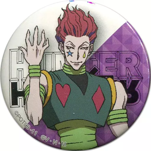 駿河屋 -<中古>ヒソカ 44mm缶バッジ 「HUNTER×HUNTER in J-WORLD TOKYO