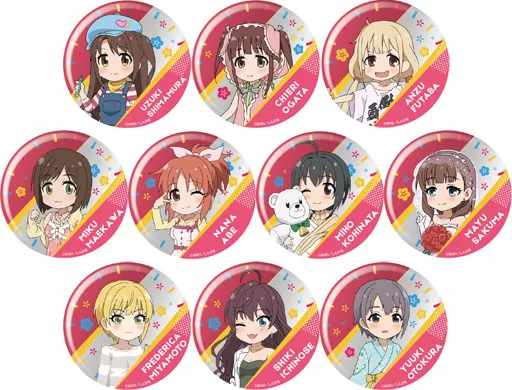 全10種セット 「アイドルマスター シンデレラガールズ劇場 キャラバッジコレクション Cute Vol.1」