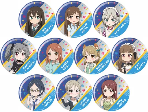 全10種セット 「アイドルマスター シンデレラガールズ劇場 キャラバッジコレクション Cool Vol.1」
