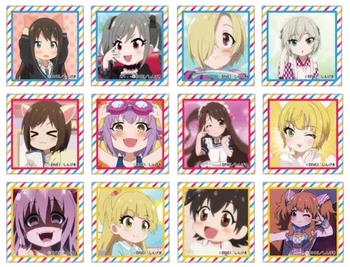 全12種セット 「アイドルマスター シンデレラガールズ劇場 スクエアバッジコレクション Vol.1」