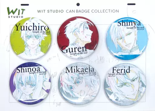 駿河屋 -<中古>集合(A ver.) WIT STUDIO 缶バッジコレクション 6種