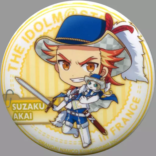 紅井朱雀 「アイドルマスター SideM トレーディング缶バッジ WORLD TRE＠SUREミニキャラ Vol.1」