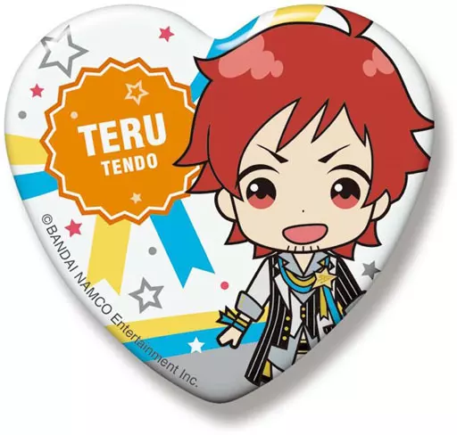 天道輝 SideMini ハート缶バッジ グローリーモノクローム 「アイドルマスター SideM」