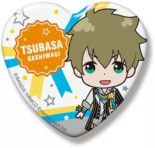 柏木翼 SideMini ハート缶バッジ グローリーモノクローム 「アイドルマスター SideM」