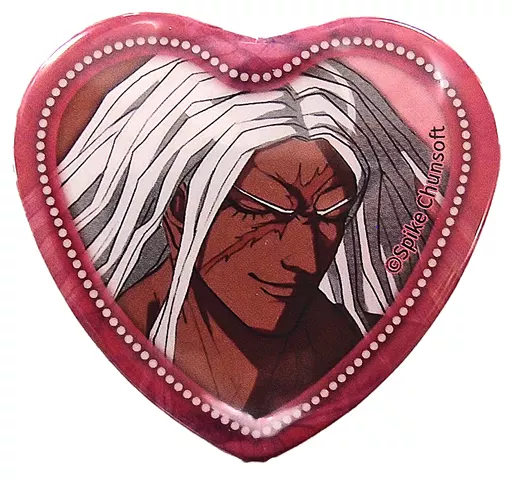 ダンガンロンパ　照れ顔ハート缶バッジ 大神さくら 駿河屋 -<中古>大神さくら 「ダンガンロンパ∞ in ナンジャタウン ～8