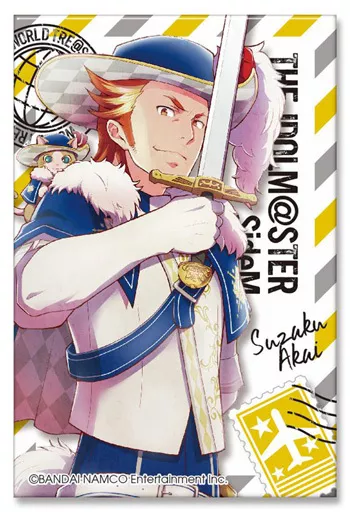 紅井朱雀 「アイドルマスター SideM トレーディングスクエア缶バッジ WORLD TRE＠SURE」
