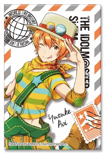 蒼井悠介 「アイドルマスター SideM トレーディングスクエア缶バッジ WORLD TRE＠SURE」