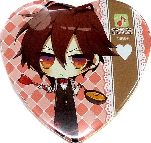 アムネシア　シン　ハート缶バッジ　2点 駿河屋 -<中古>シン 「AMNESIA-アムネシア- トレーディング