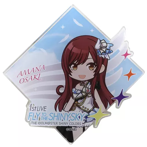 大崎甘奈 公式プロデュースバッジ 「THE IDOLM＠STER SHINY COLORS 1stLIVE FLY TO THE SHINY SKY」