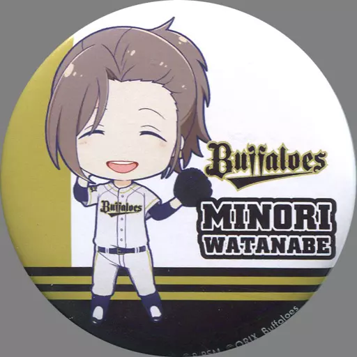 渡辺みのり(オリックス・バファローズ) 「アイドルマスター SideM×パシフィック・リーグ6球団コラボ トレーディング缶バッジ」