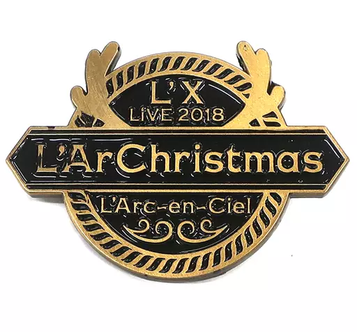 駿河屋 -<中古>L'Arc～en～Ciel ピンズ(ブラック×ゴールド) 「LIVE