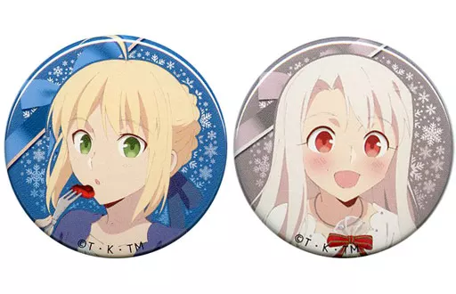 希少 C95 コミケ缶バッジ『豪華絢爛♪ お城にご招待セット』 セイバー イリヤ 駿河屋 -<中古>[単品] セイバー＆イリヤ 描き下ろしイラスト缶バッジ(2