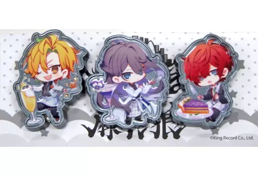 バッジ・ピンズ(キャラクター)　麻天狼 メタルピンズセットA(3個組) 「ヒプノシスマイク -Division Rap Battle- in SWEETS PARADISE round2」